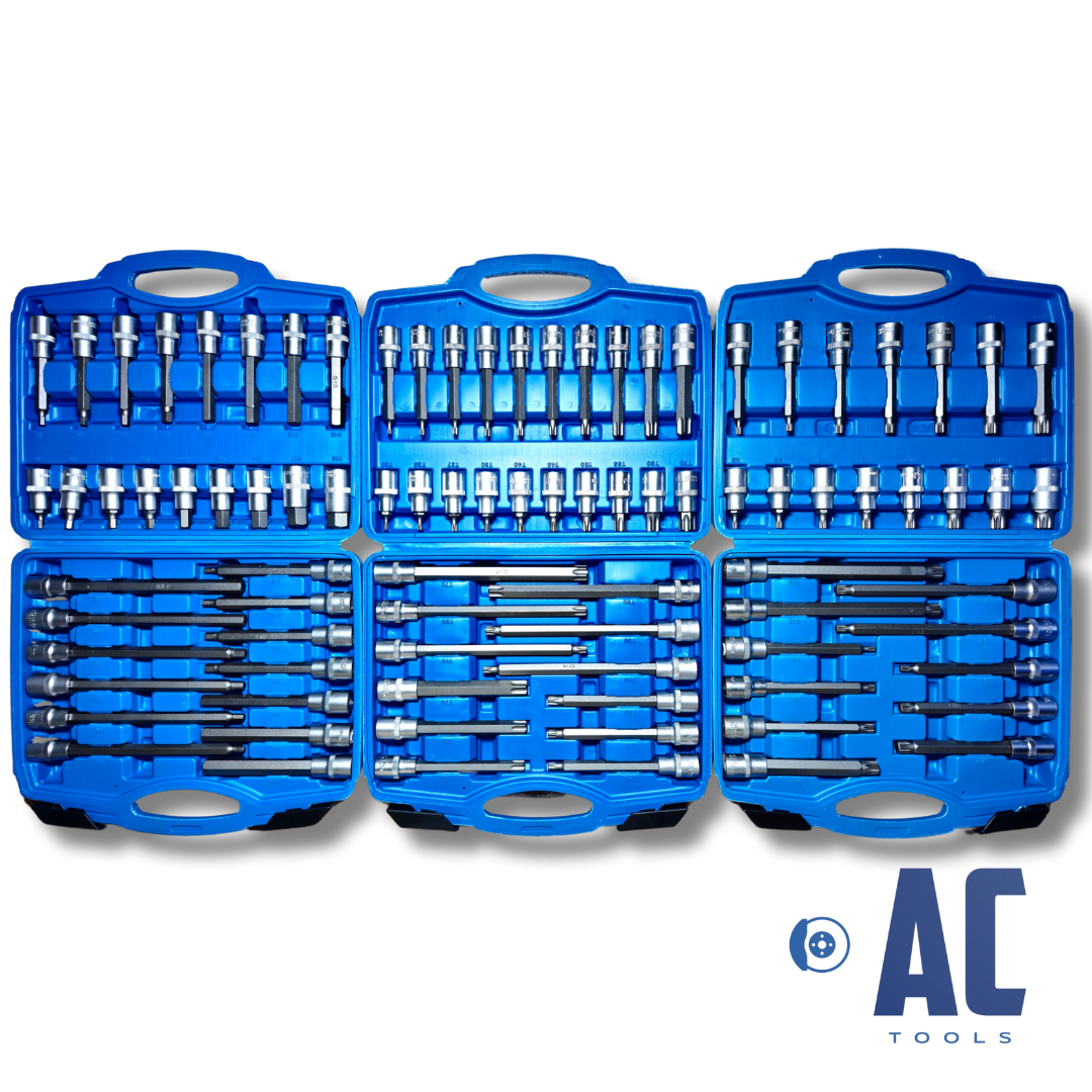Juego Profesional 3 Maletines medida 1/2 De Torx, Allen y XZN SPLINE 88 Piezas - 4