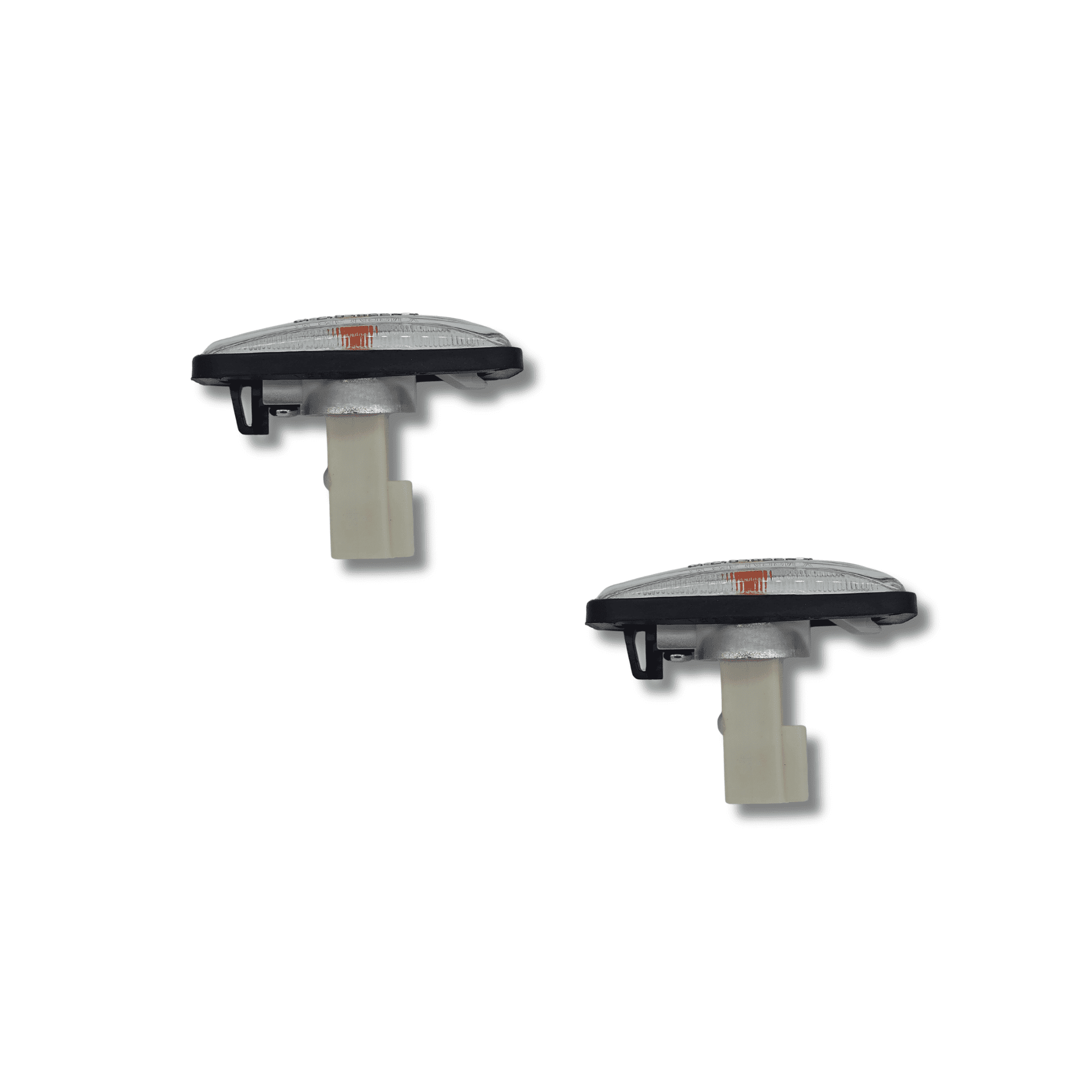 Pareja Intermitentes de Aleta para Nissan Patrol 160 260 Y60 Blancos - 3
