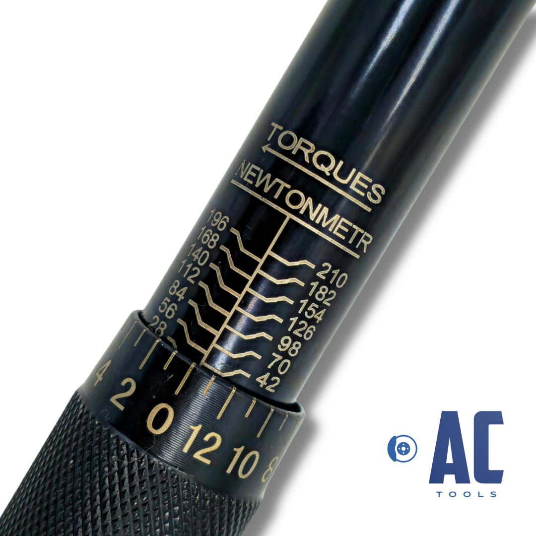 Llave dinamométrica con carraca 1/2 28-210nM con certificado de precisión - 2