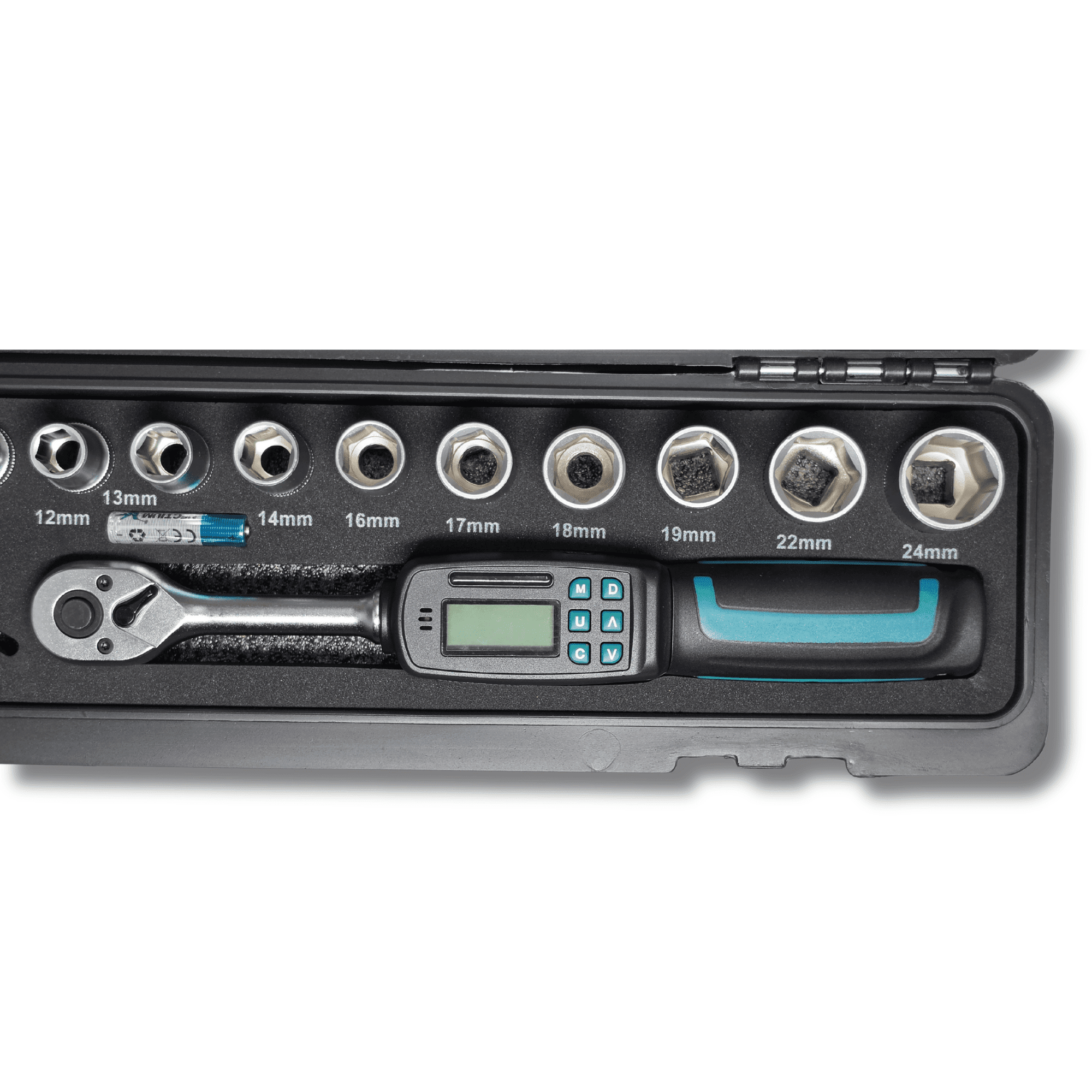 Llave Dinamométrica Digital Profesional 1/2” 4-135Nm Reversible con Pantalla LCD - 3